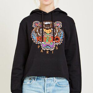 Kenzo Paris Embroidered Tiger Hoodie - Sz L